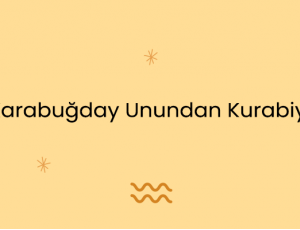 Karabuğday Unundan Kurabiye