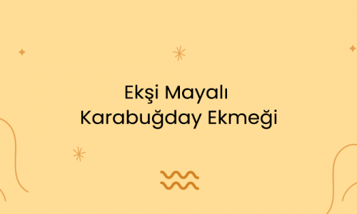 Ekşi Mayalı Karabuğday Ekmeği