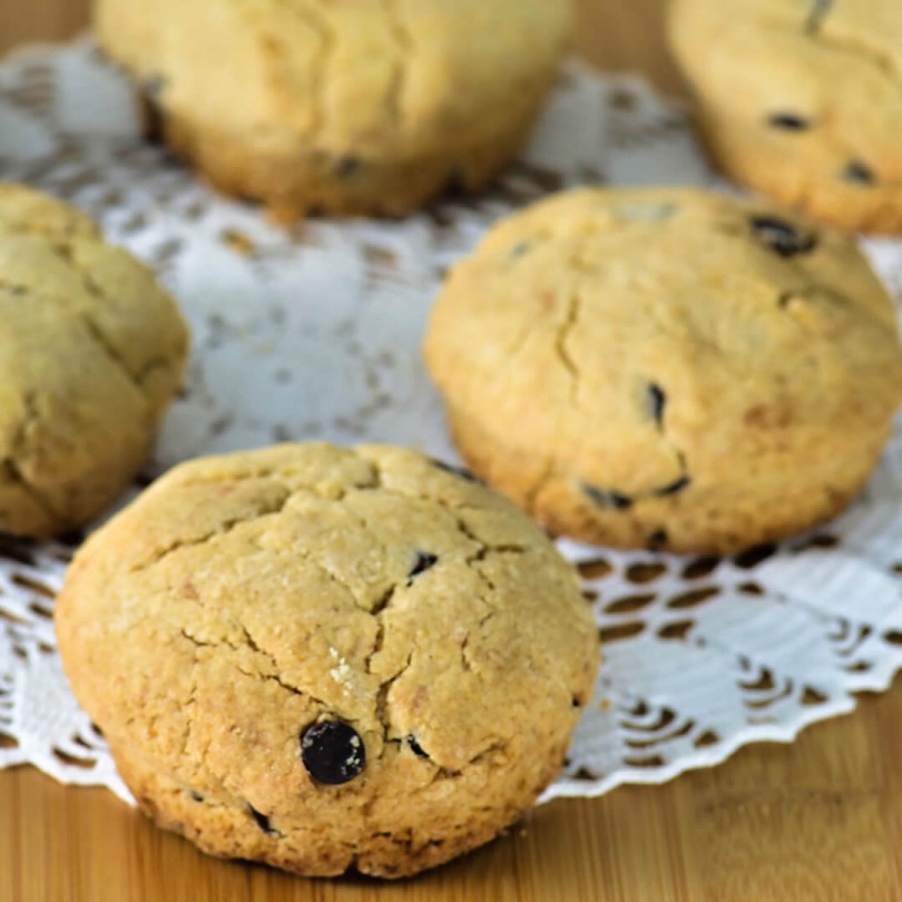 Glutensiz Çikolata Parçacıklı Kurabiye 